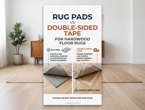 Rug Pads vs. Double-Sided Tape: Which Is Best for Your Hardwood Floors? Image