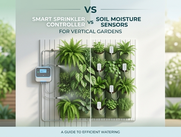 Smart Sprinkler Controllers vs. Soil Moisture Sensors: The Best Tech for Vertical Gardens Image