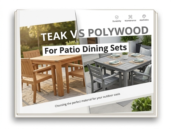 Teak vs. Polywood Patio Dining Sets: A Complete Comparison Guide Image