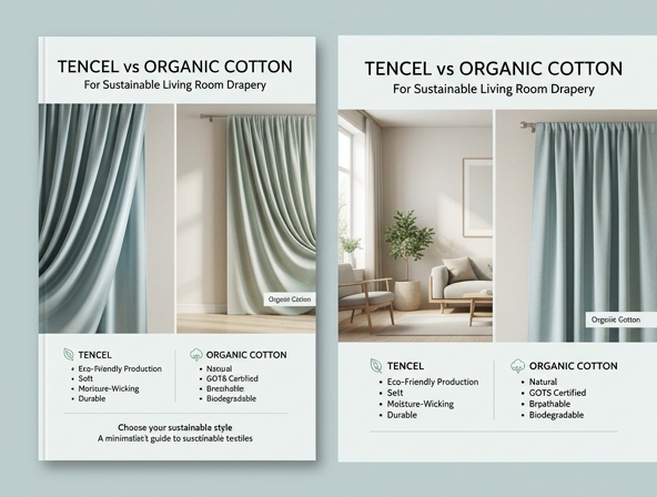 Tencel vs. Organic Cotton: Choosing the Best Eco-Friendly Curtains for Your Sustainable Home Image