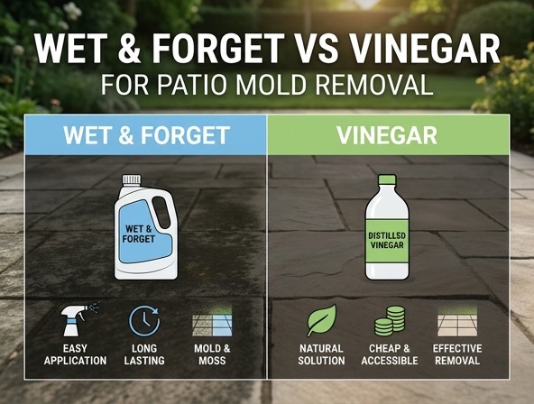 Wet & Forget vs. Vinegar: The Best Choice for Patio Mold Removal Image