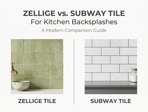 Zellige vs. Subway Tile: Which Backsplash Is Right for Your Kitchen? Image